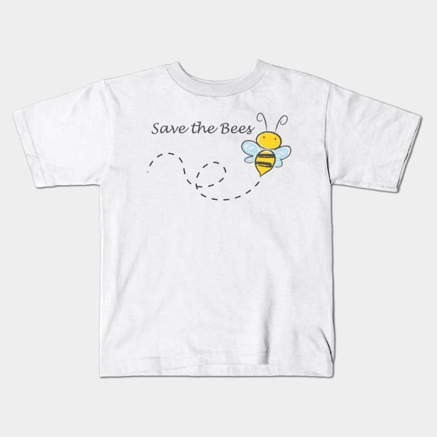 Save the Bees Kids T-Shirt by SoCalmama Creations